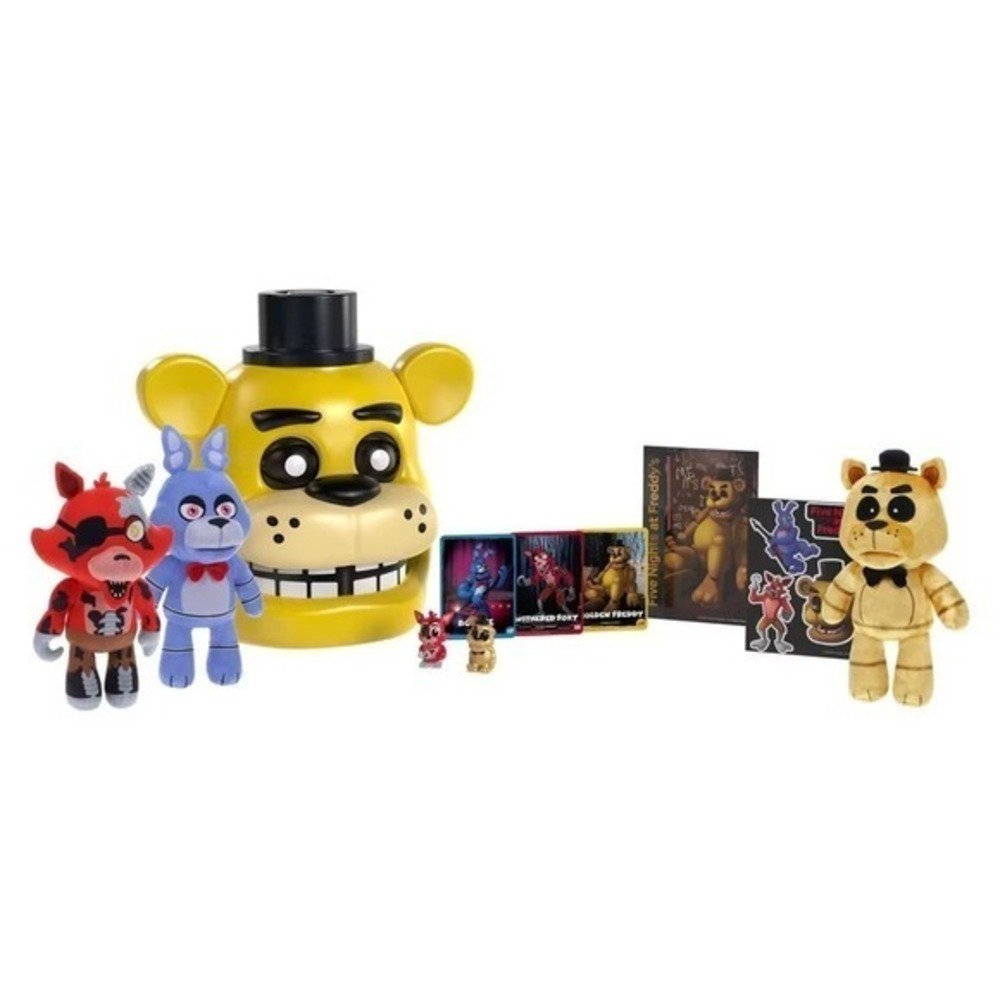 Five Nights At Freddy's Animatronic Head Mystery Capsule‎ Gold Collector Bundle